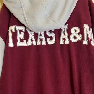 Vintage Texas A&M Reversible Windbreaker/Fleece/College Gear Jacket